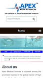 Mobile Screenshot of apexmedicaldevices.com